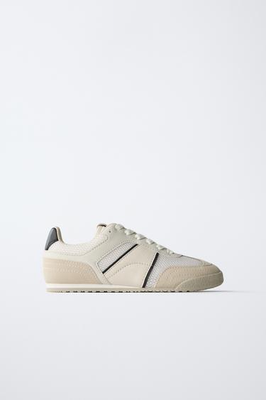 MESH SNEAKERS - White by Zara - Image 0