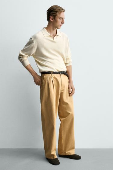 LEATHER LOAFERS - Asphalt Grey by Zara - Image 0