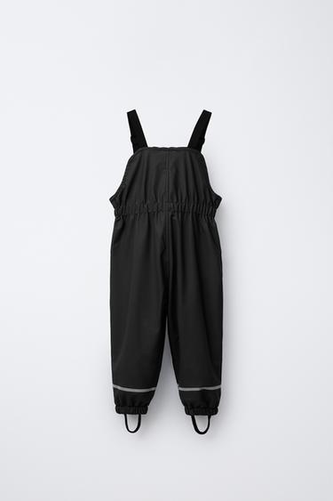 RUBBERISED WATER RESISTANT JUMPSUIT - Black by Zara - Image 1