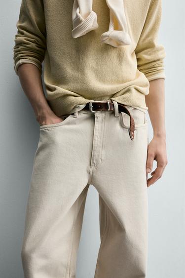 JEAN BAGGY FIT - Écru de Zara - Image 4