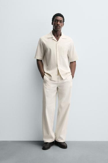 STRIPED SHIRT WITH POCKET - striped by Zara