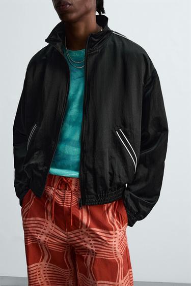 EMBROIDERED BOMBER JACKET© OTIS KWAME KYE QUAICOE - Black by Zara - Image 5