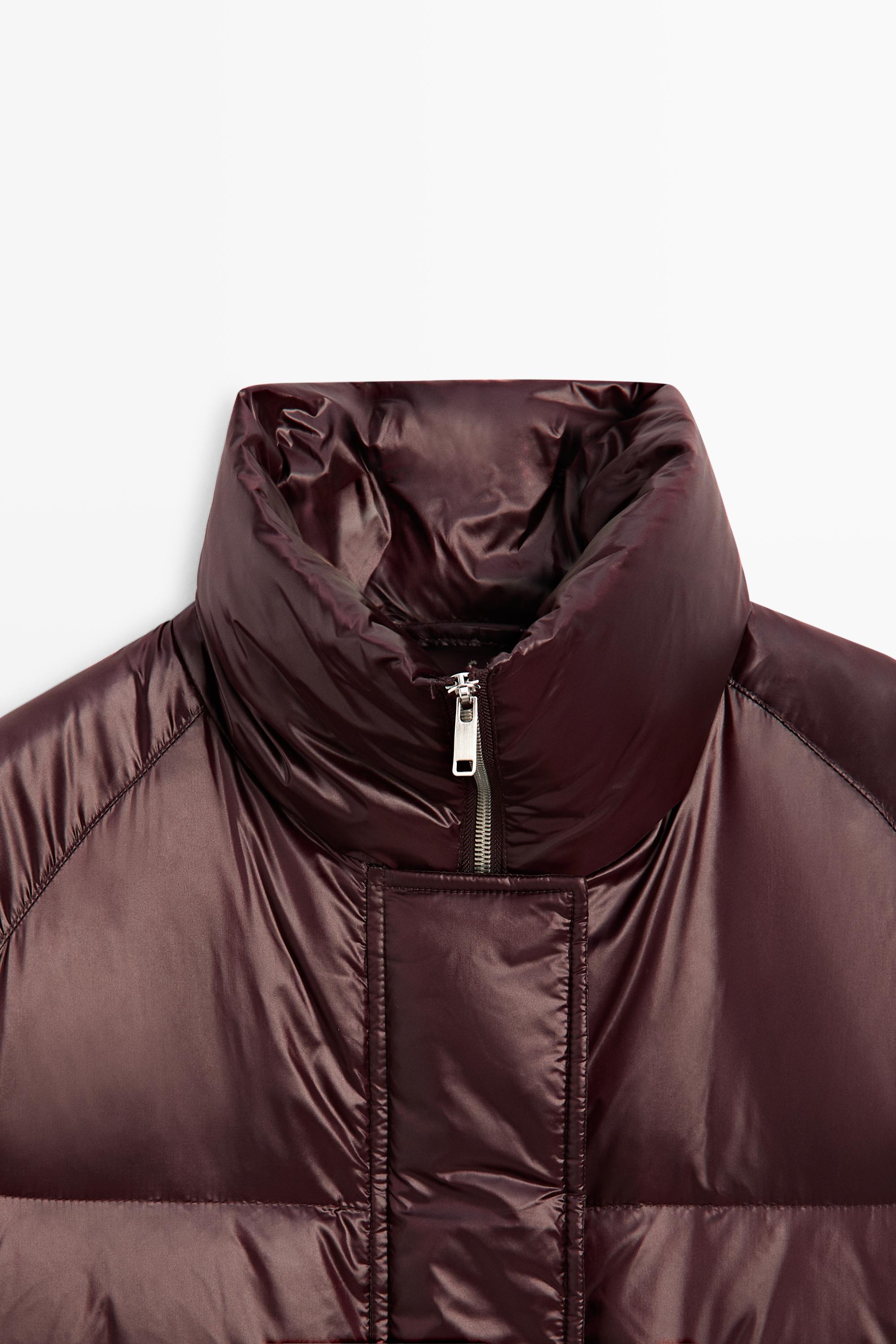 Shiny puffer jacket