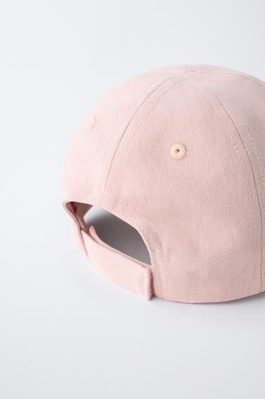 CASQUETTE INSCRIPTION BRODÉE - Rose pâle de Zara - Image 3
