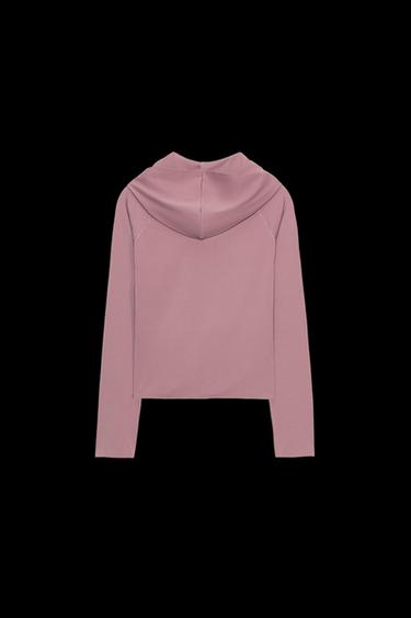 SWEATSHIRT AUS POLYAMID - Flieder von Zara
