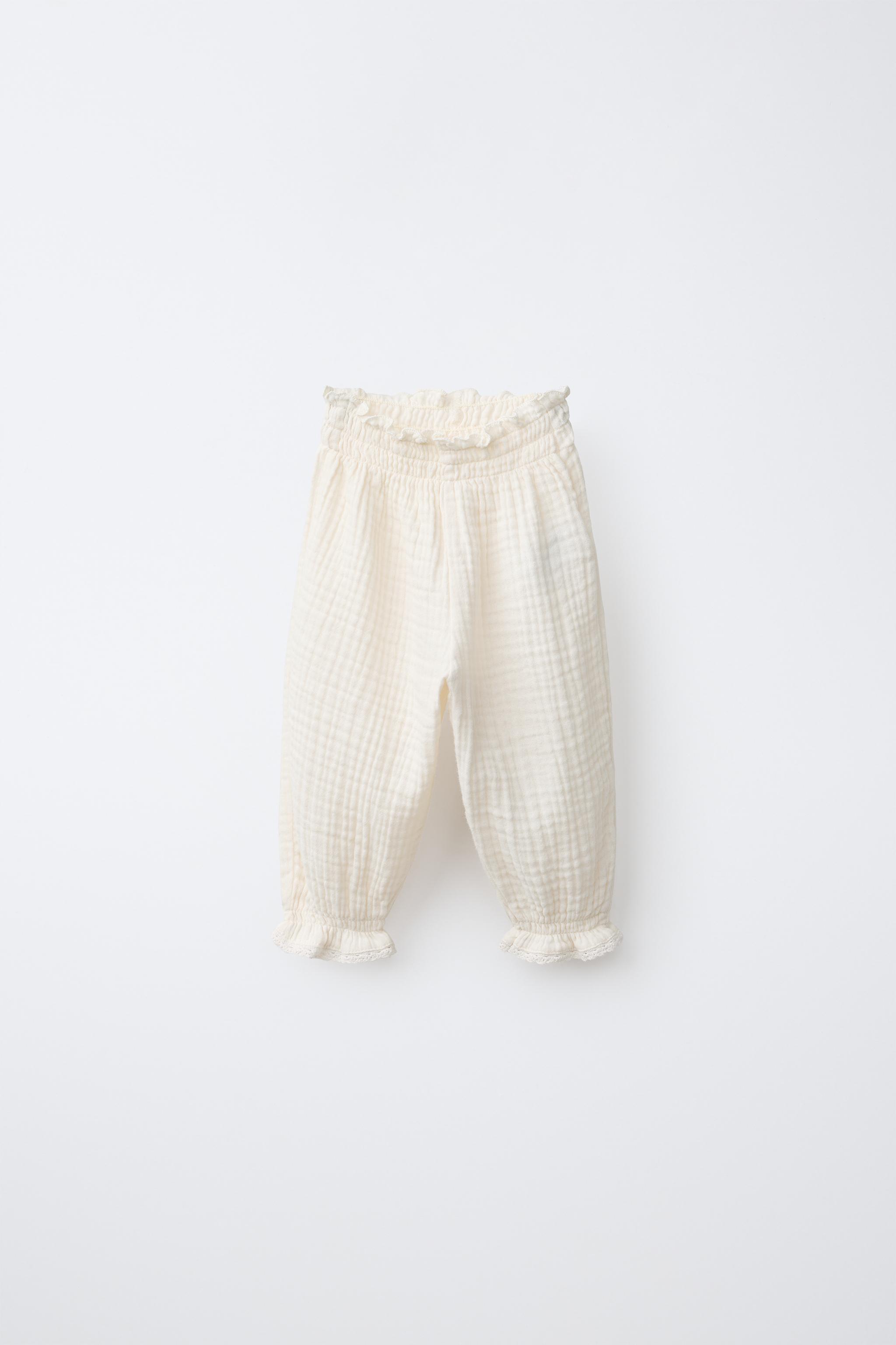 LACE TRIM JOGGER PANTS