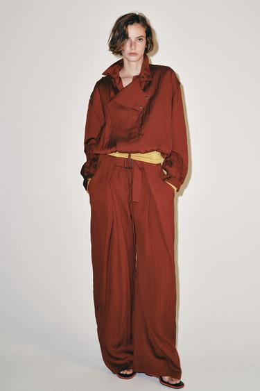 ZW COLLECTION DOUBLE-BREASTED JACKET - Earth by Zara - Image 0