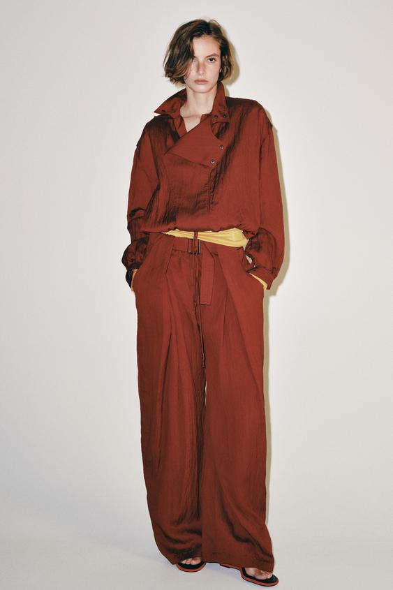ZW COLLECTION DOUBLE-BREASTED JACKET - Earth de Zara - Imagen 0