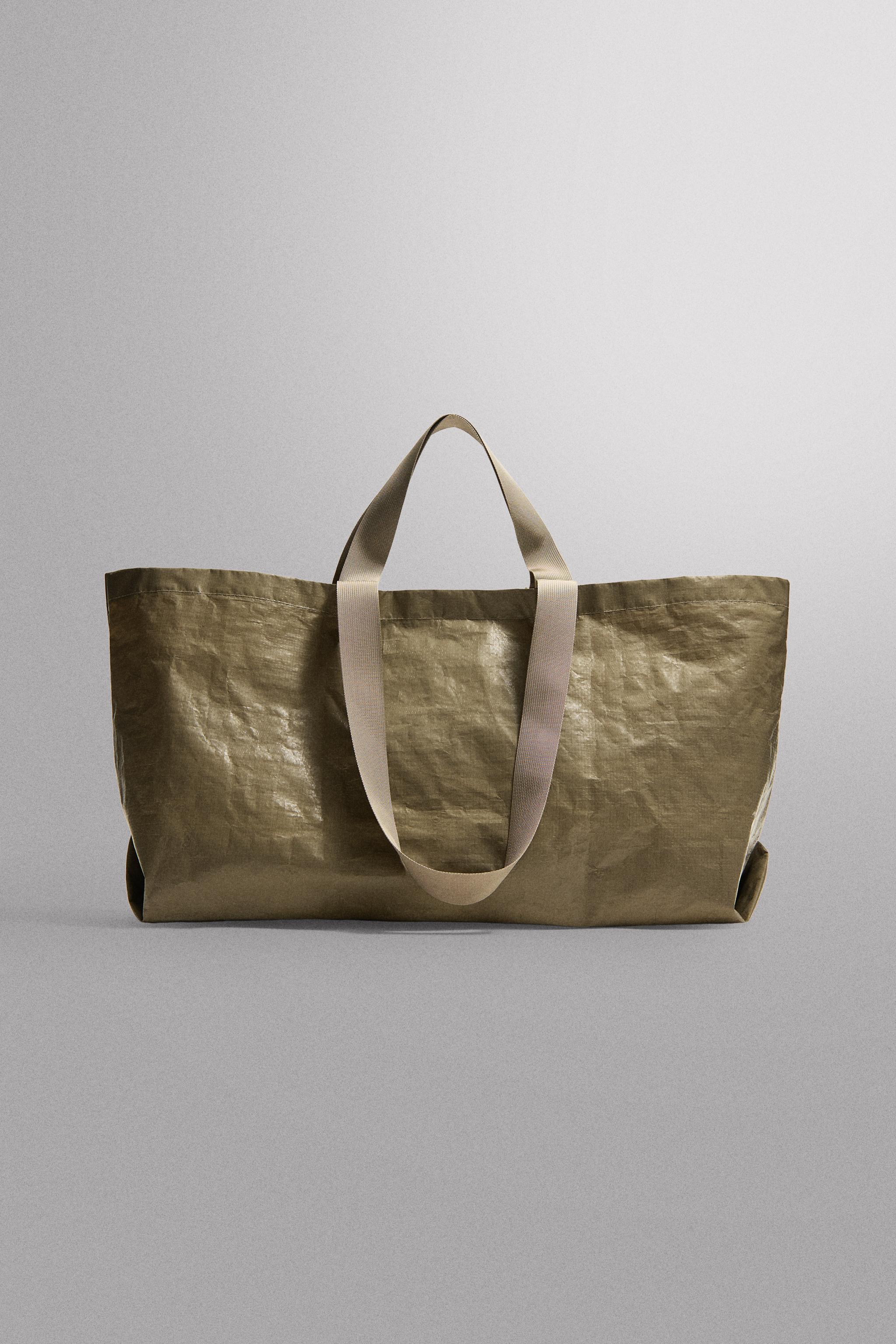 TOTE BAG — Taupe gray
