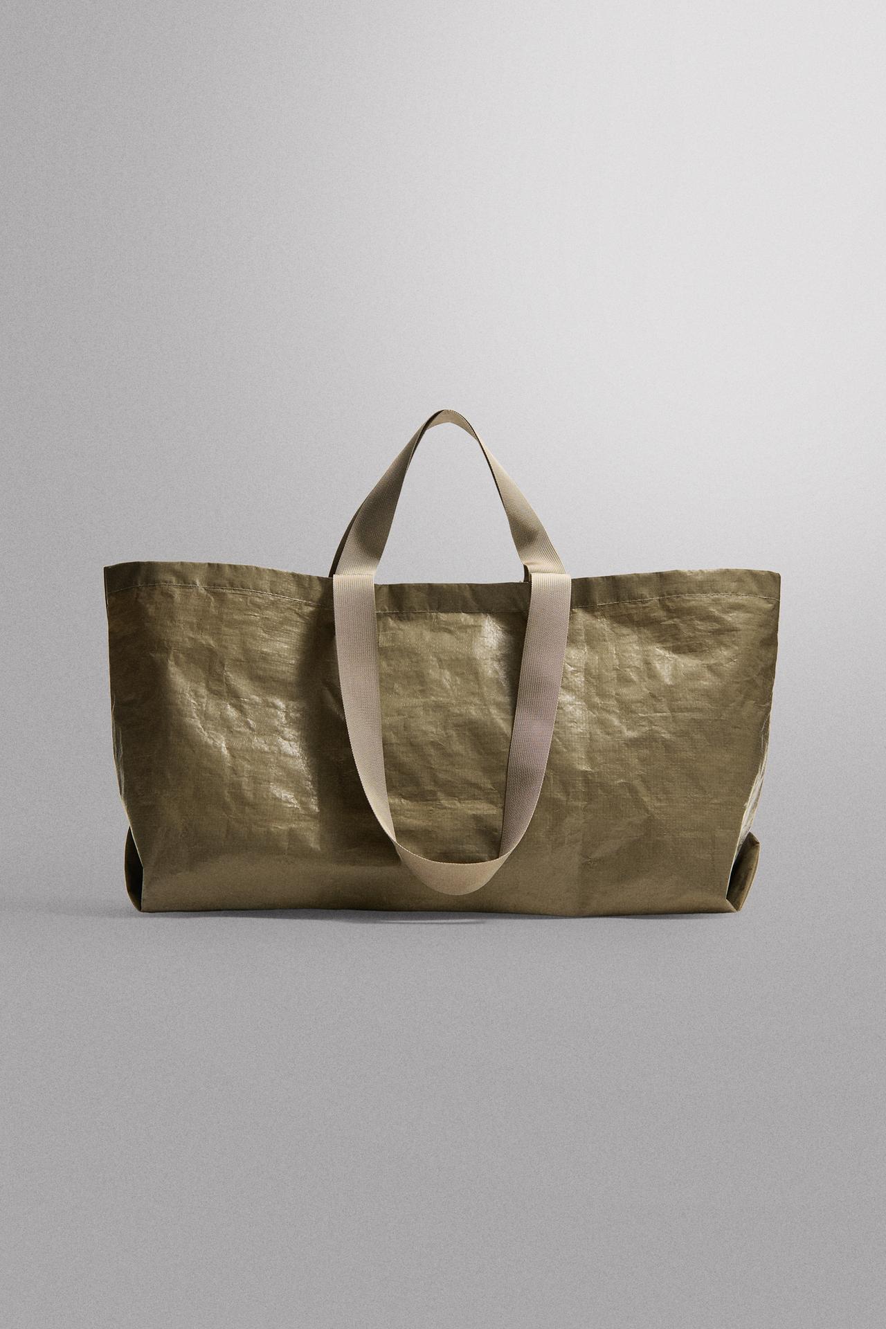 TOTE BAG — Taupe gray