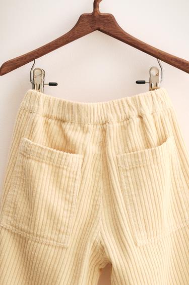 ZARA TIMELESS - BALLOON CORDUROY TROUSERS - Sand by Zara - Image 2
