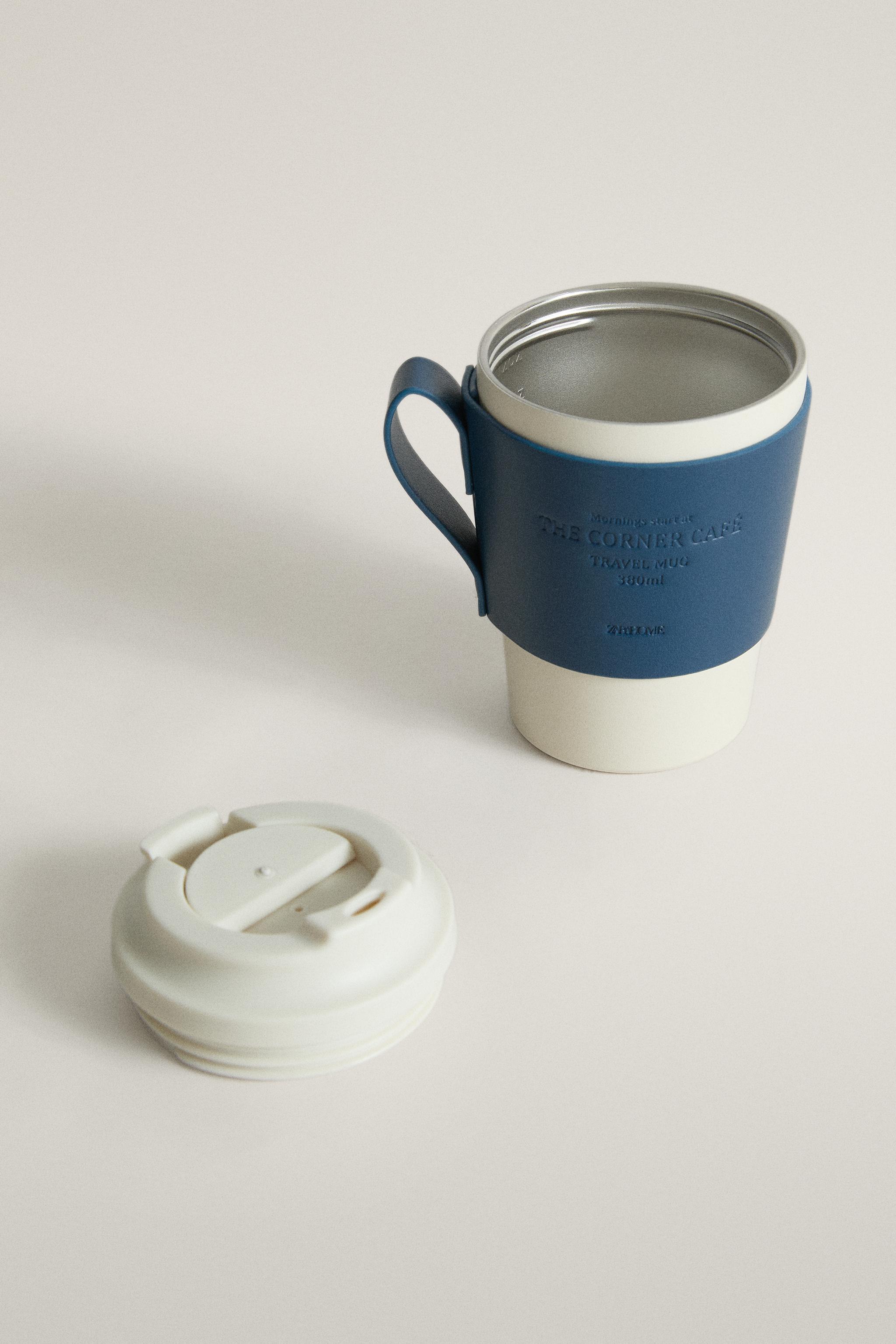TASSE AVEC COUVERCLE ET BANDE