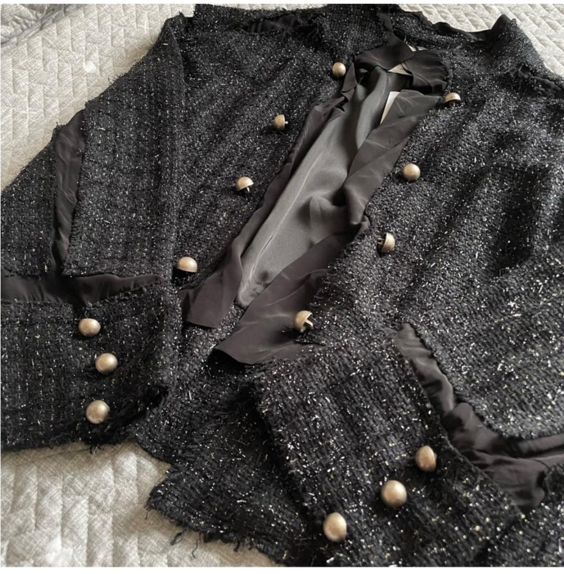 ZARA STUDIO LIMITED EDITION TEXTURED BLAZER - Image 4