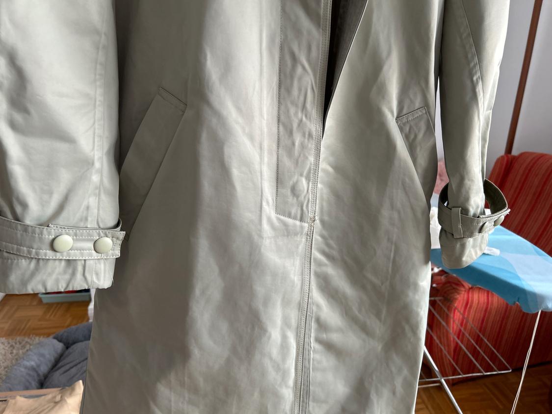 ZW COLLECTION CREASED TRENCH COAT - Image 3