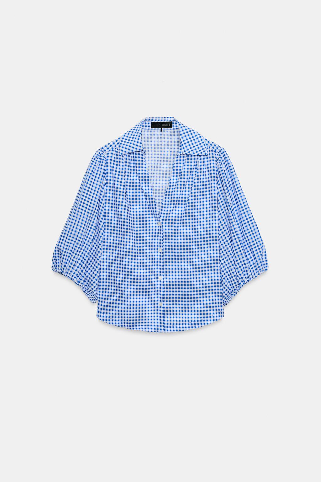 GINGHAM LINEN SHIRT