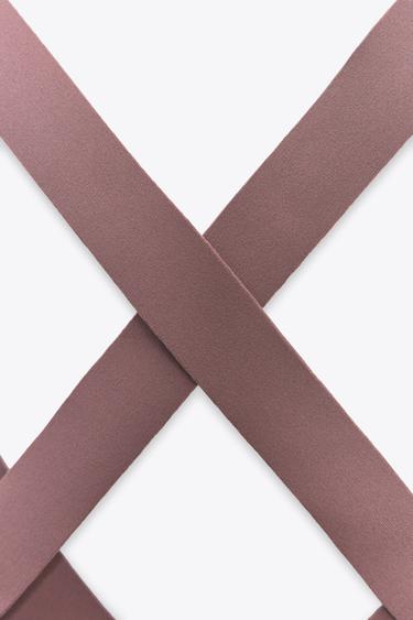 TOP SEAMLESS POLYAMIDE - Mauve de Zara - Image 7