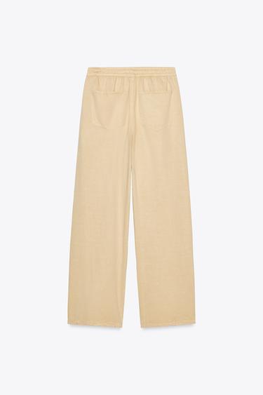 PYJAMA TROUSERS - Butter by Zara - Image 4