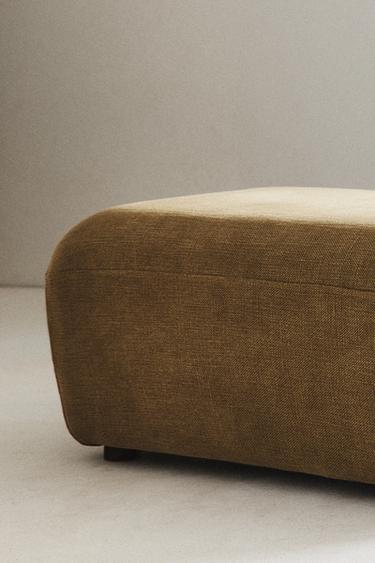 COTTON FOOTREST - Beige by Zara