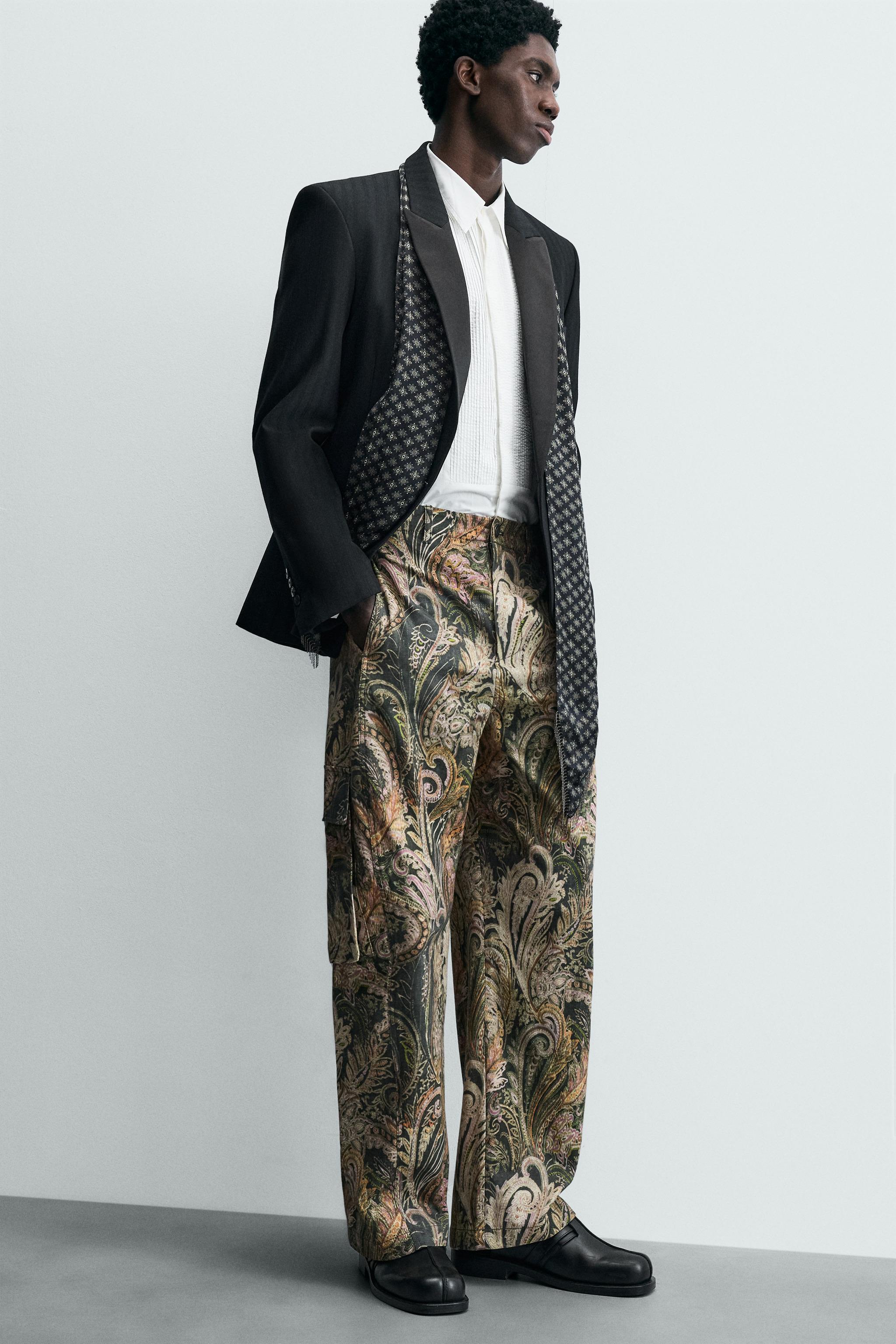 BARREL FIT PAISLEY CARGO PANTS LIMITED EDITION