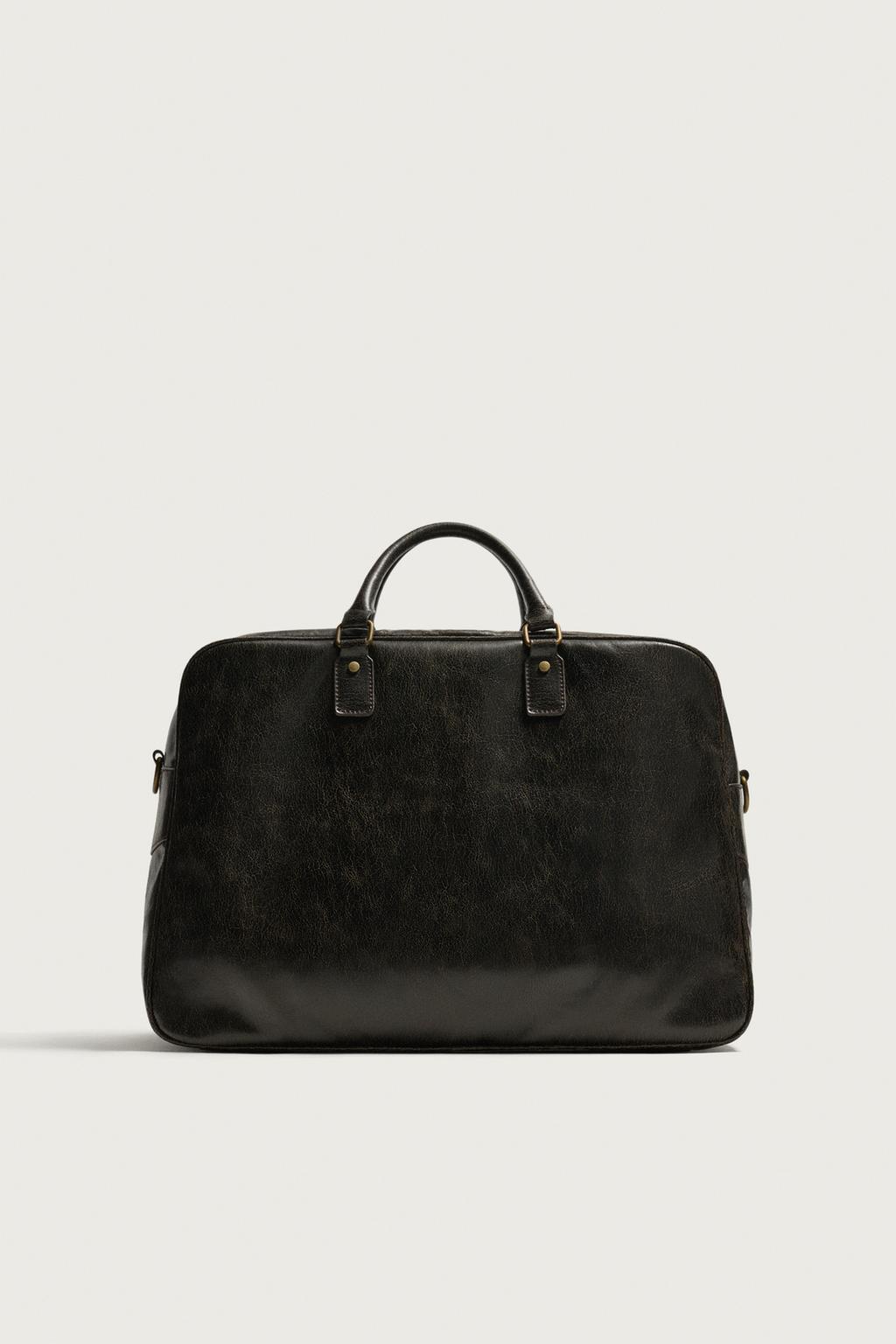 CRACKLED TRAVEL BAG