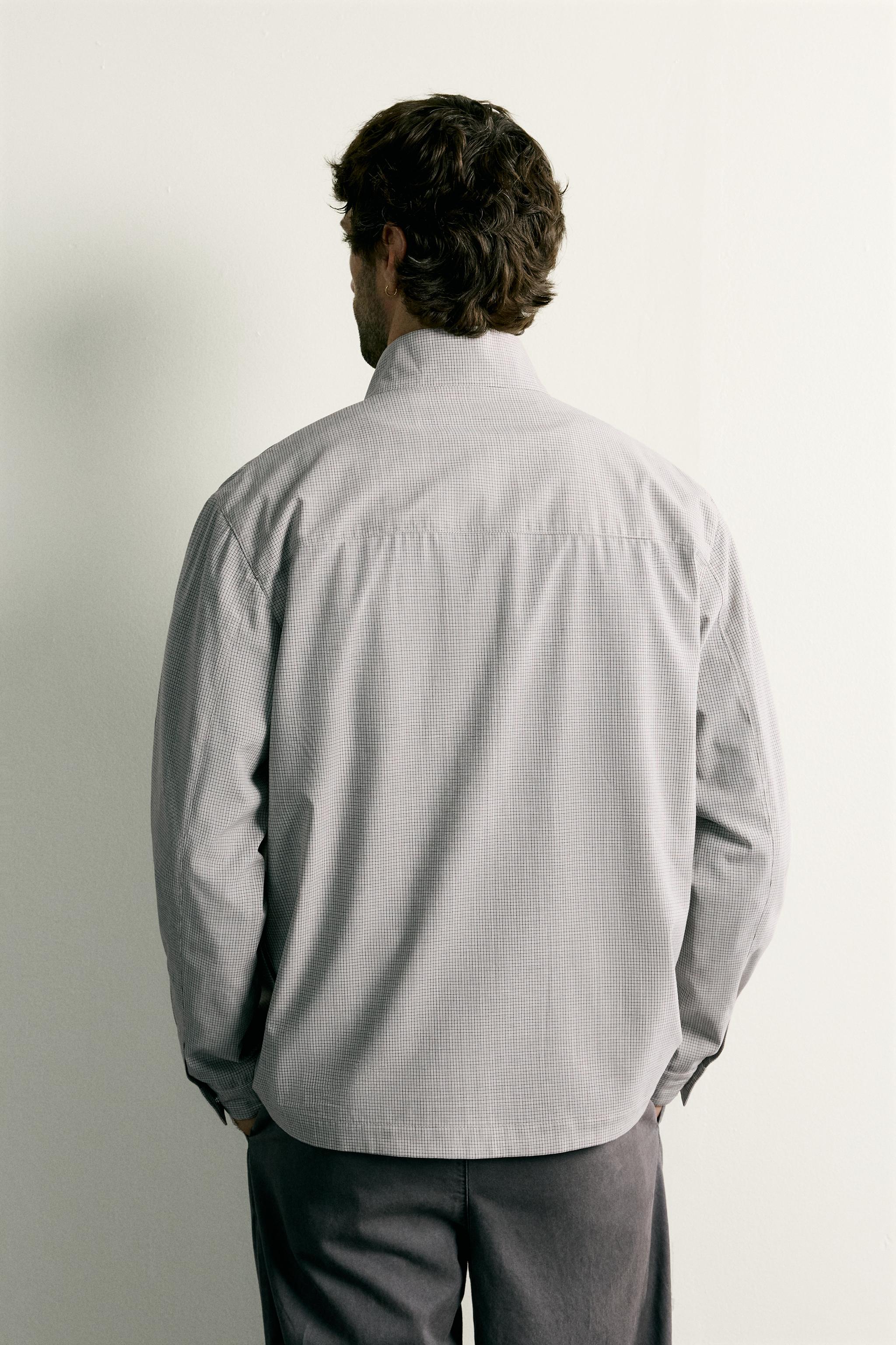 BLOUSON REGULAR FIT À CARREAUX