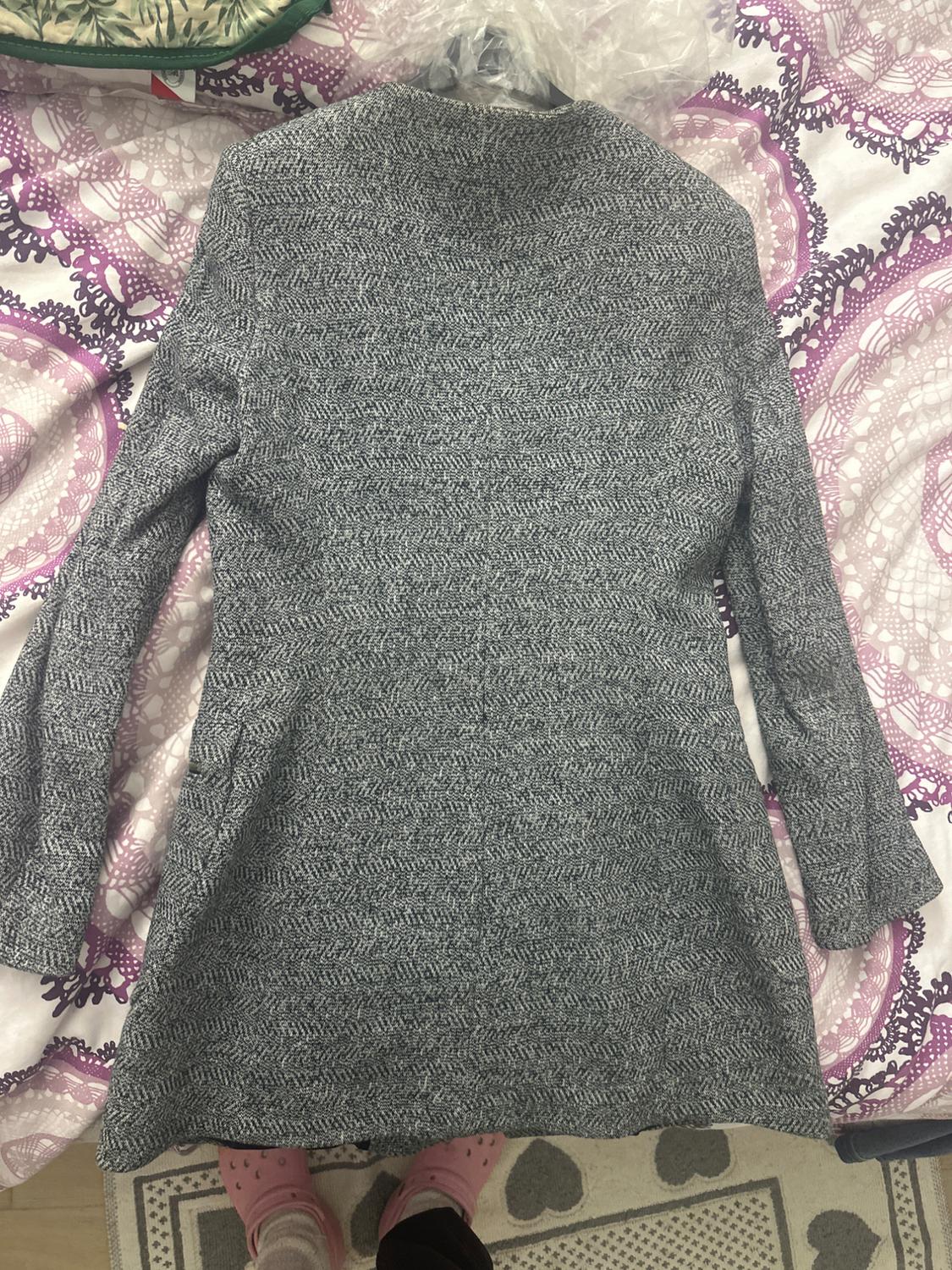 ZIP-UP PLUSH FROCK COAT - Image 2