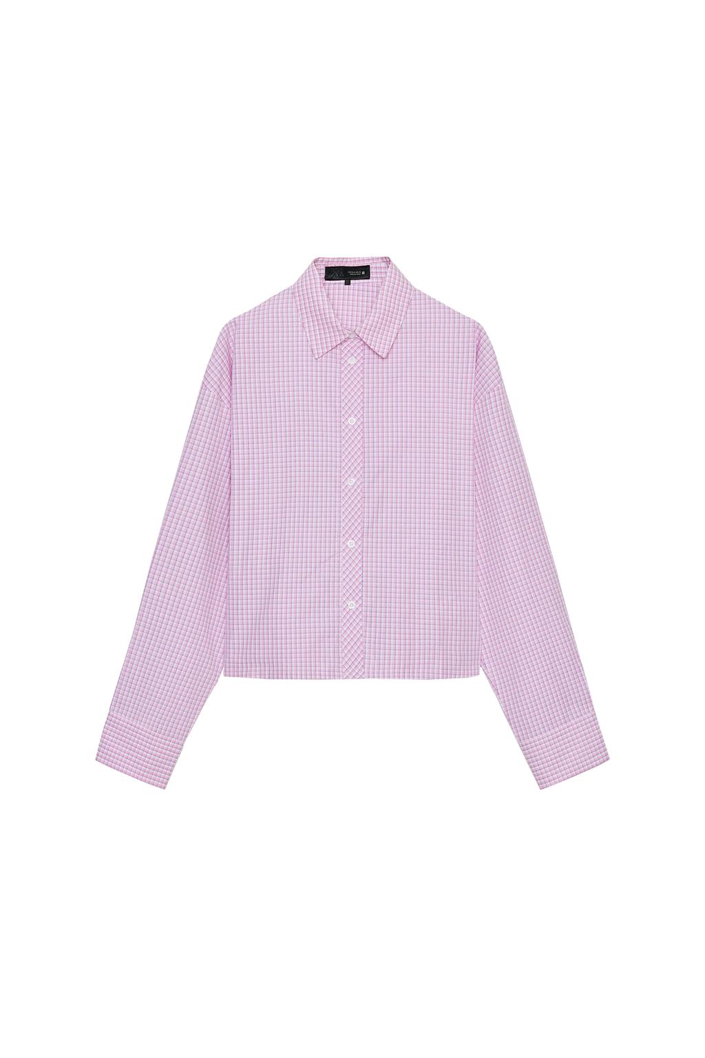 PLAID SHIRT WITH BACK DARTS - image 3