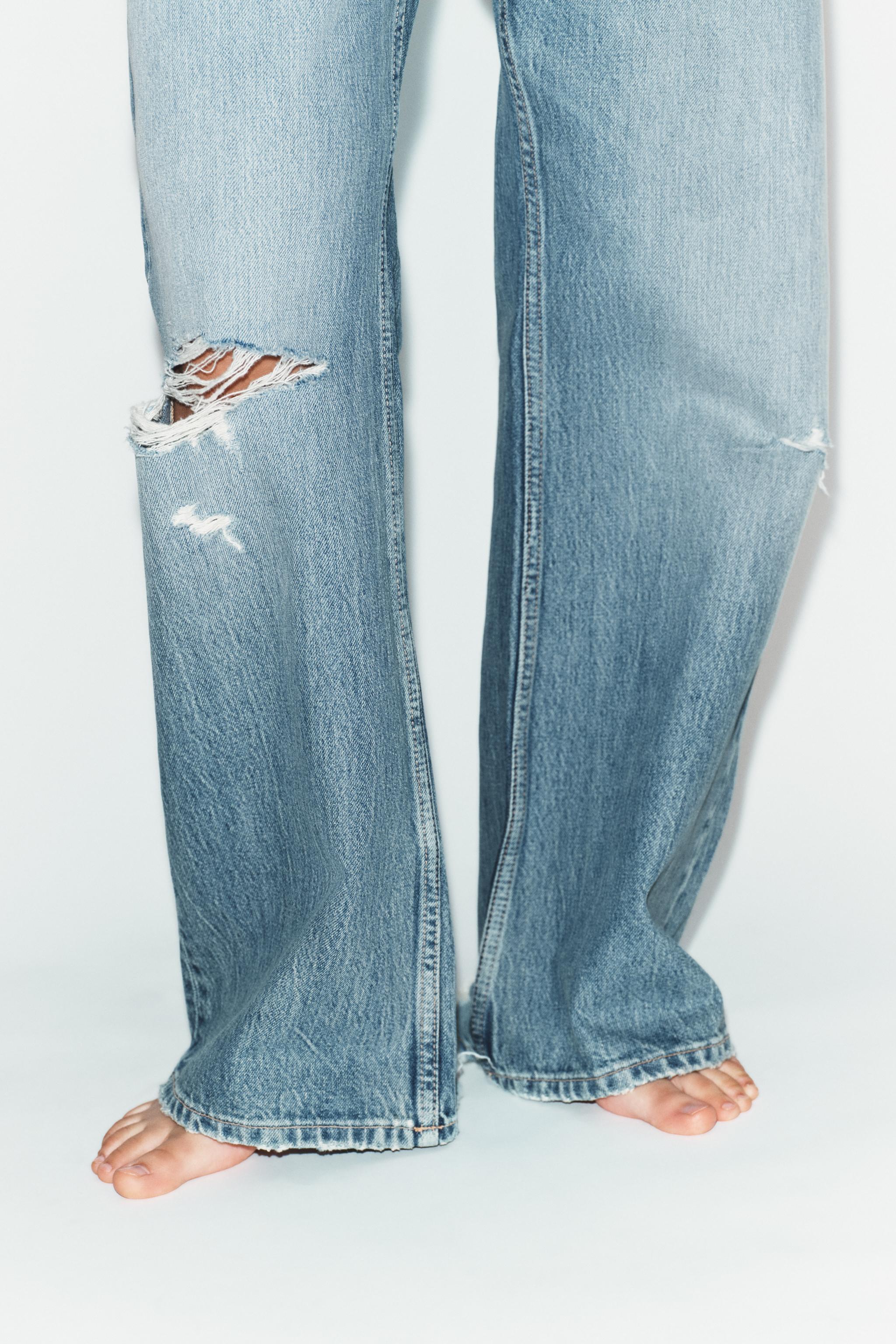 TRF BOYFRIEND DISTRESSED ORTA BEL JEAN - Görsel 3