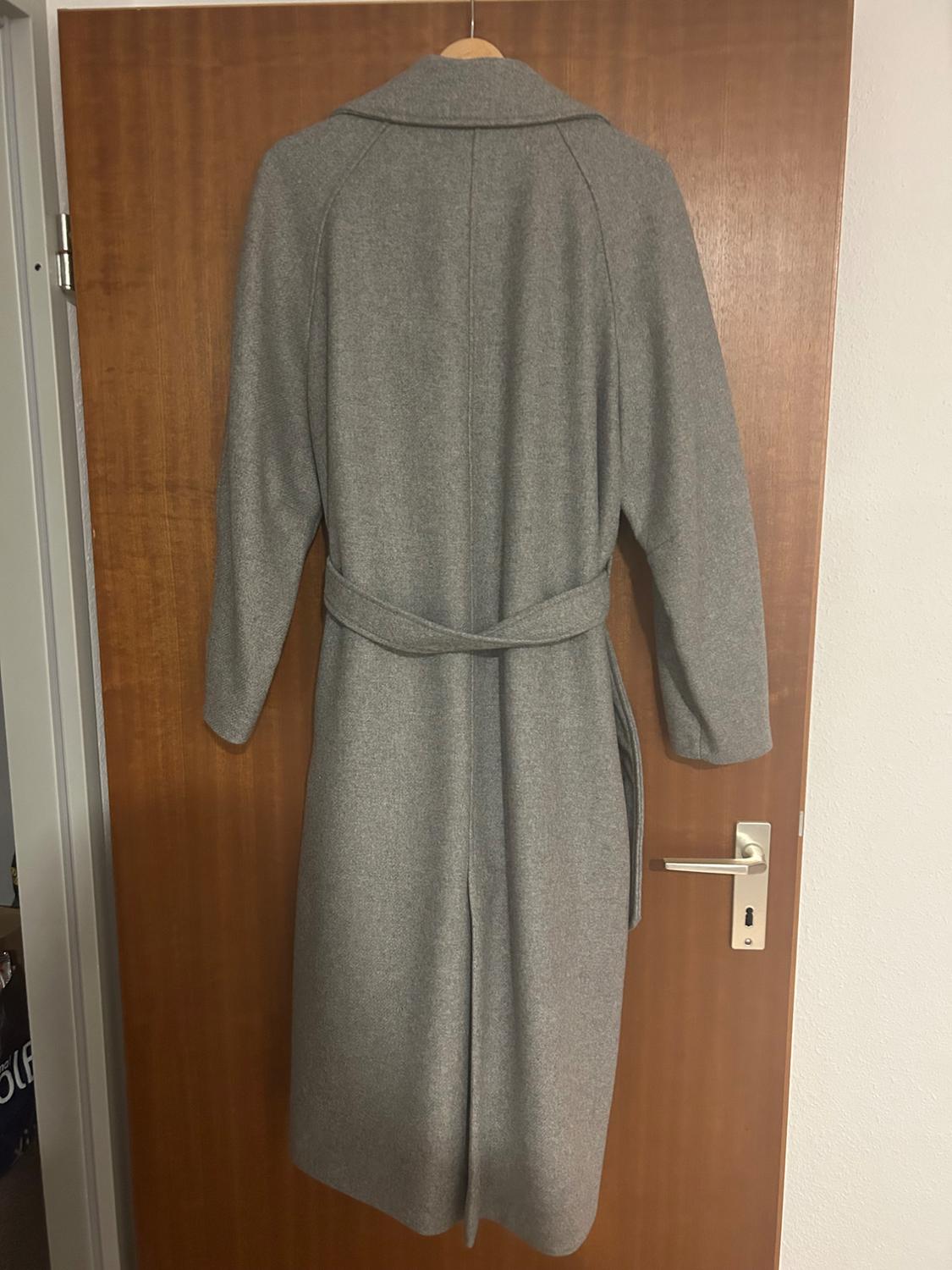 LONGLINE BELTED WOOL BLEND COAT - Image 2