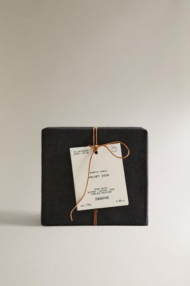 (170 G) BOUGIE PARFUMÉE VELVET CUIR - Marron de Zara - Image 3