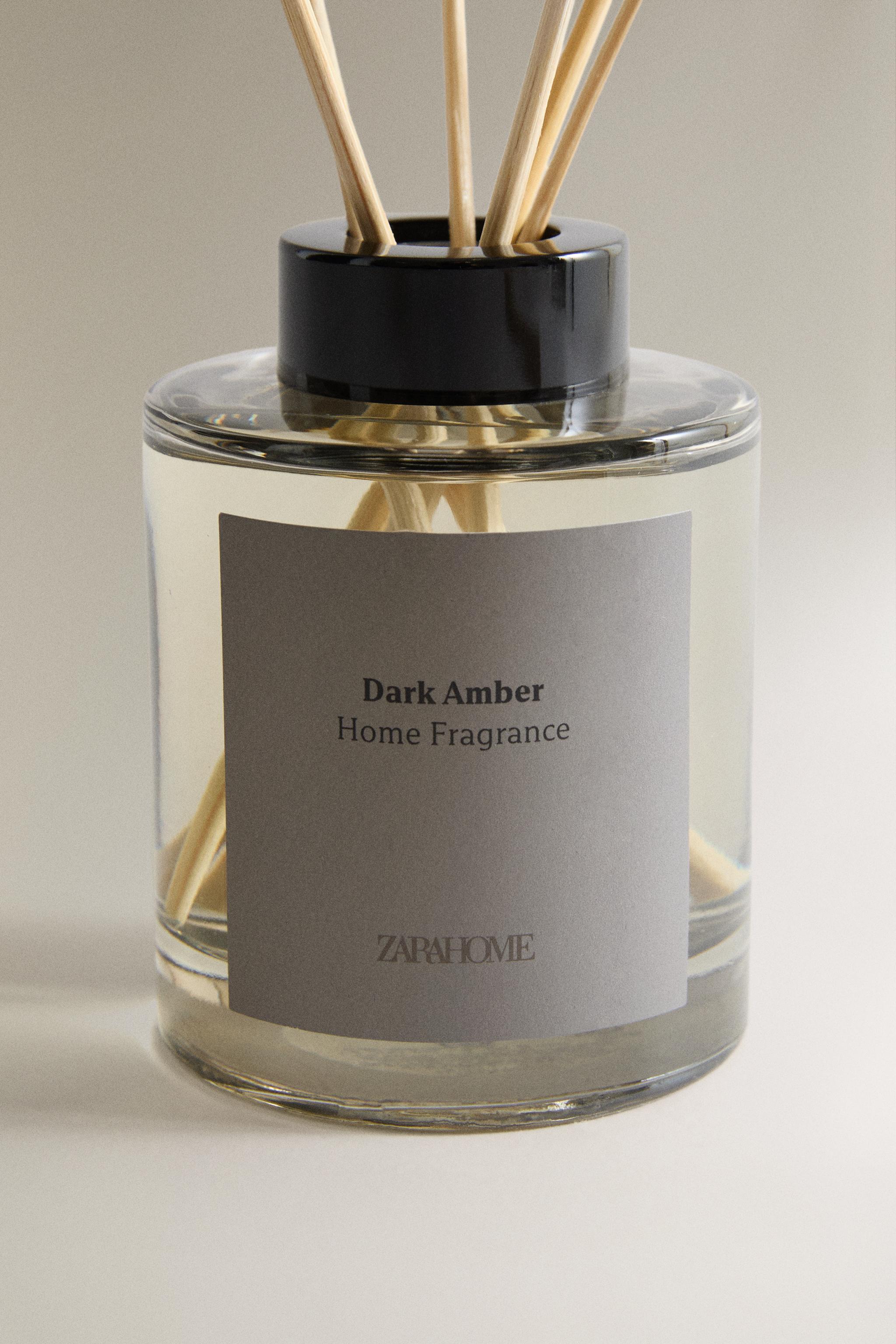200 ML) DIFUSOR DE AMBIENTE COM VARETAS DARK AMBER - Marrom