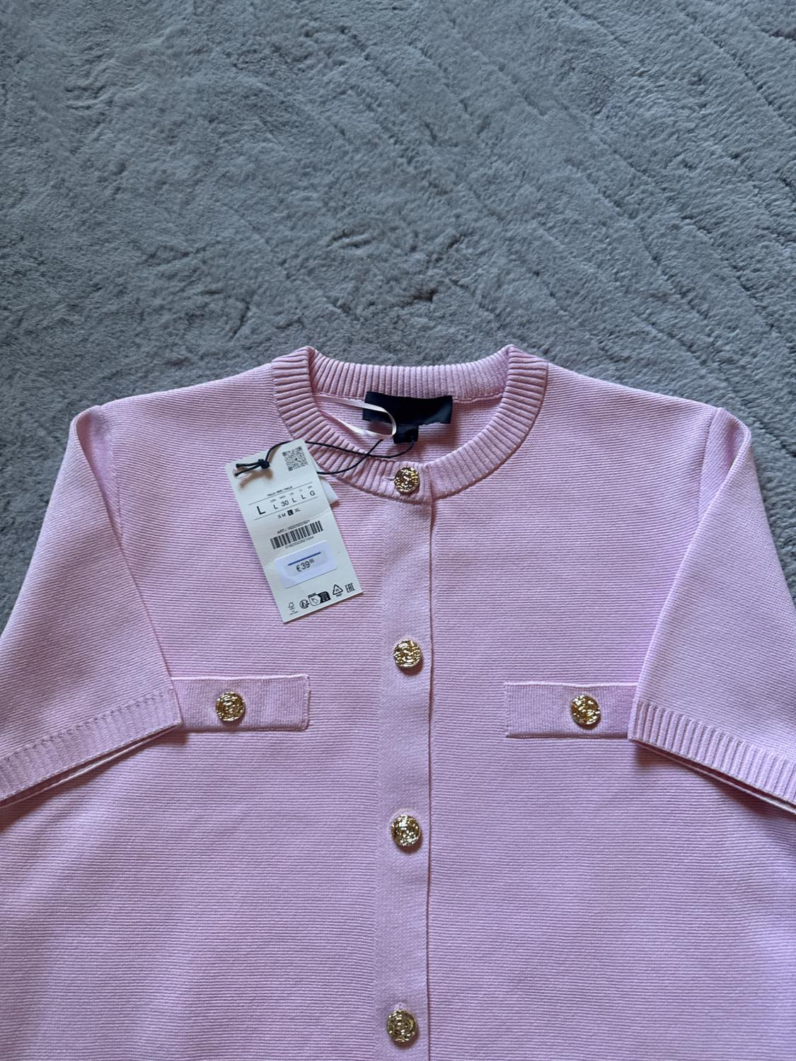 SHORT SLEEVE KNIT CARDIGAN - Image 3