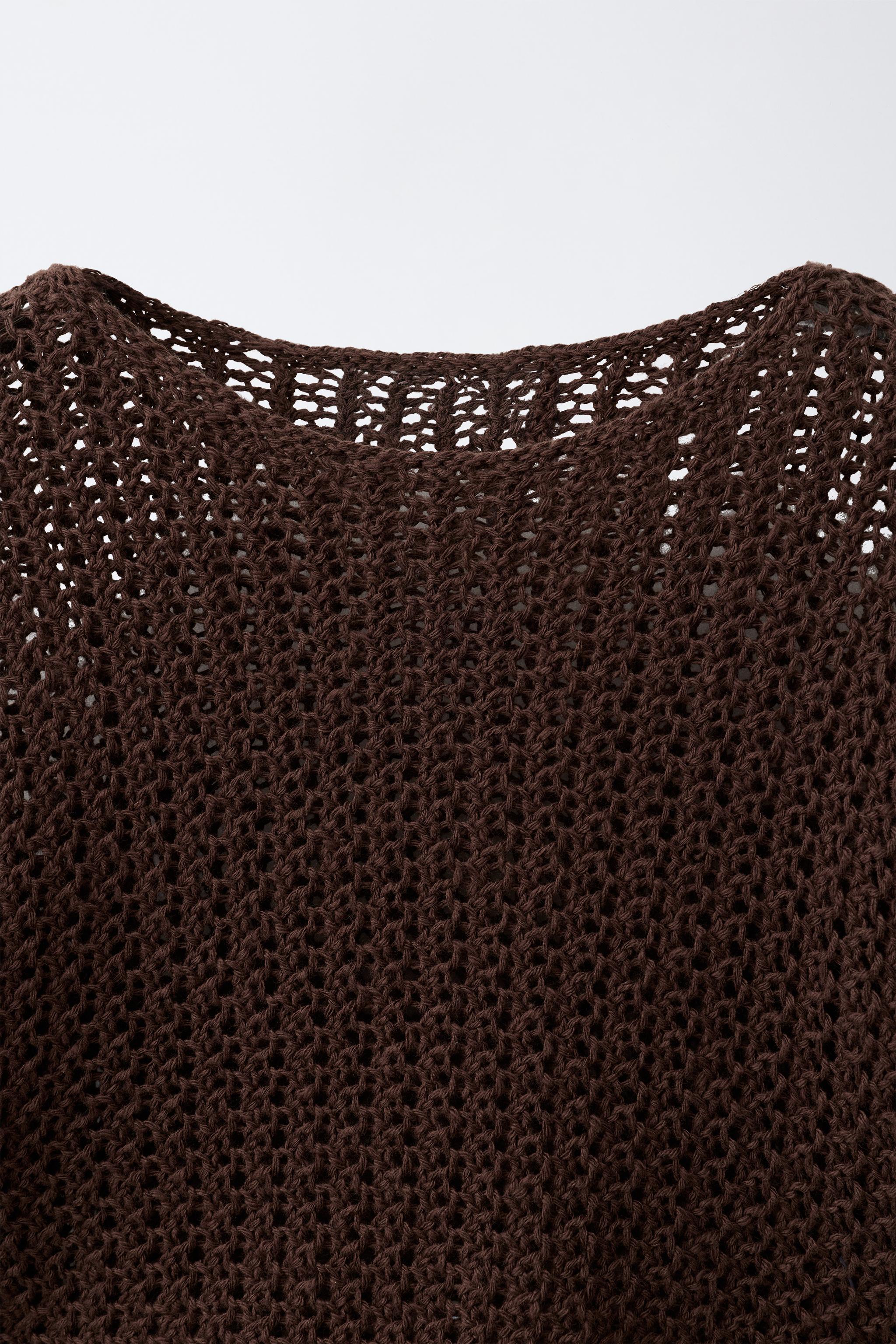 Детские свитеры Zara FRINGED KNIT JUMPER — фото 4