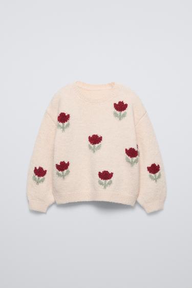 JERSEY PUNTO JACQUARD - Crudo de Zara