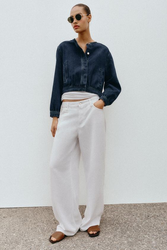 Z1975 DENIM BOMBER JACKET from Zara - $79.90