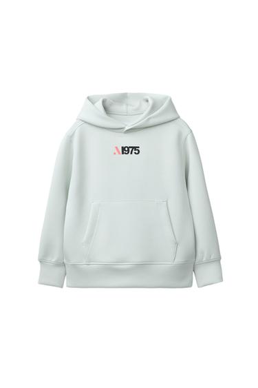 SUDADERA SPORTY ESTAMPADA - Menta de Zara