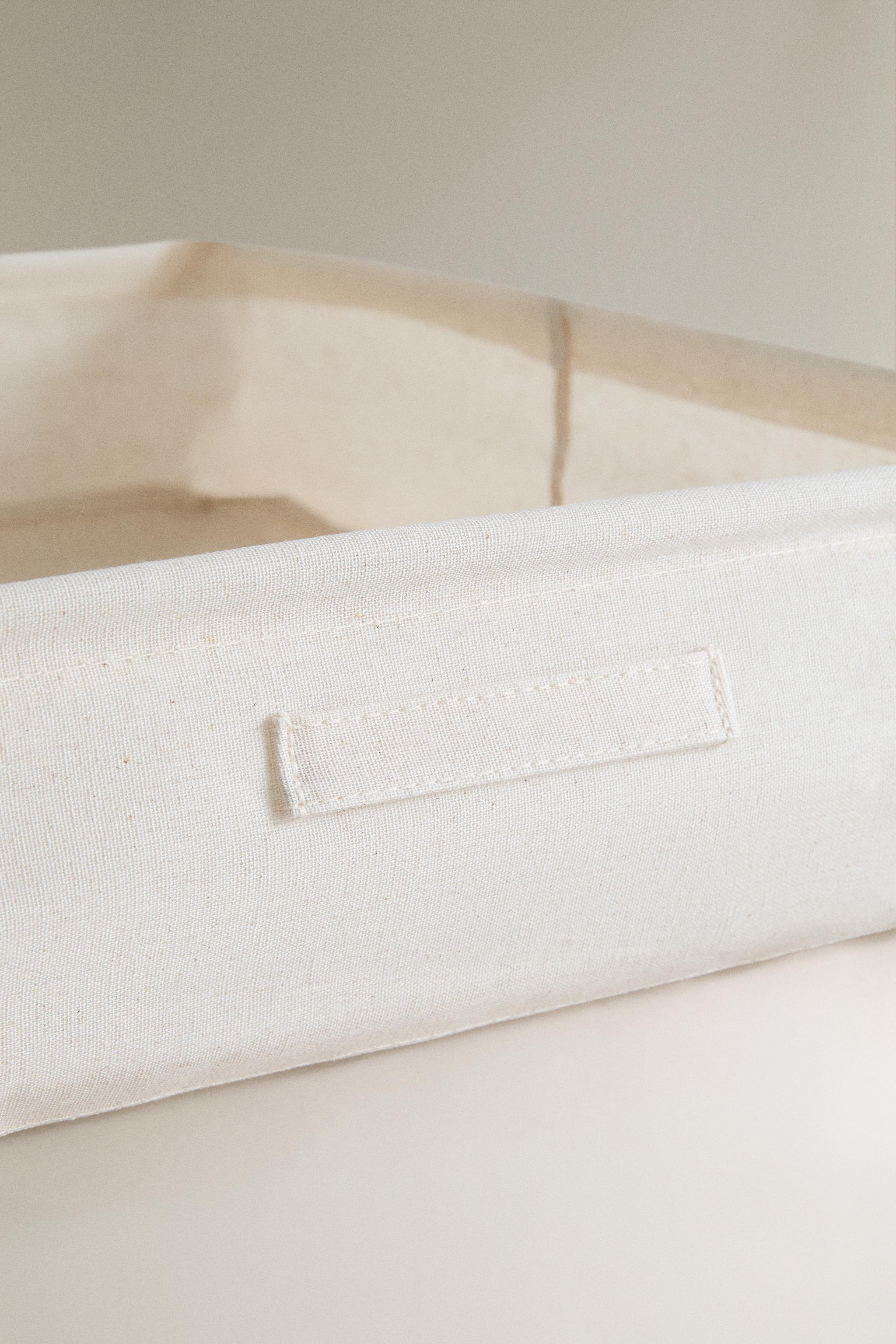 CORBEILLE TEXTILE RÉSINÉE