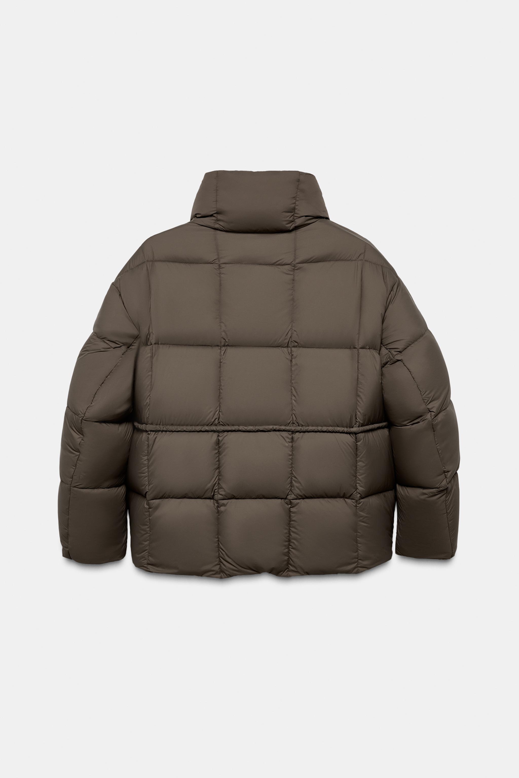 SHORT BELTED PUFFER COAT ZW COLLECTION