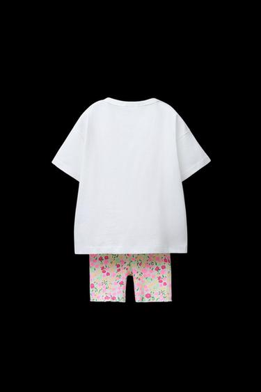 T-SHIRT- UND RADLER-LEGGINGS-SET – MINNIE MAUS © DISNEY - Rosa von Zara