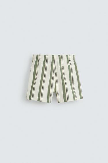 MAILLOT DE BAIN RAYURES MEDIUM - Écru de Zara - Image 6
