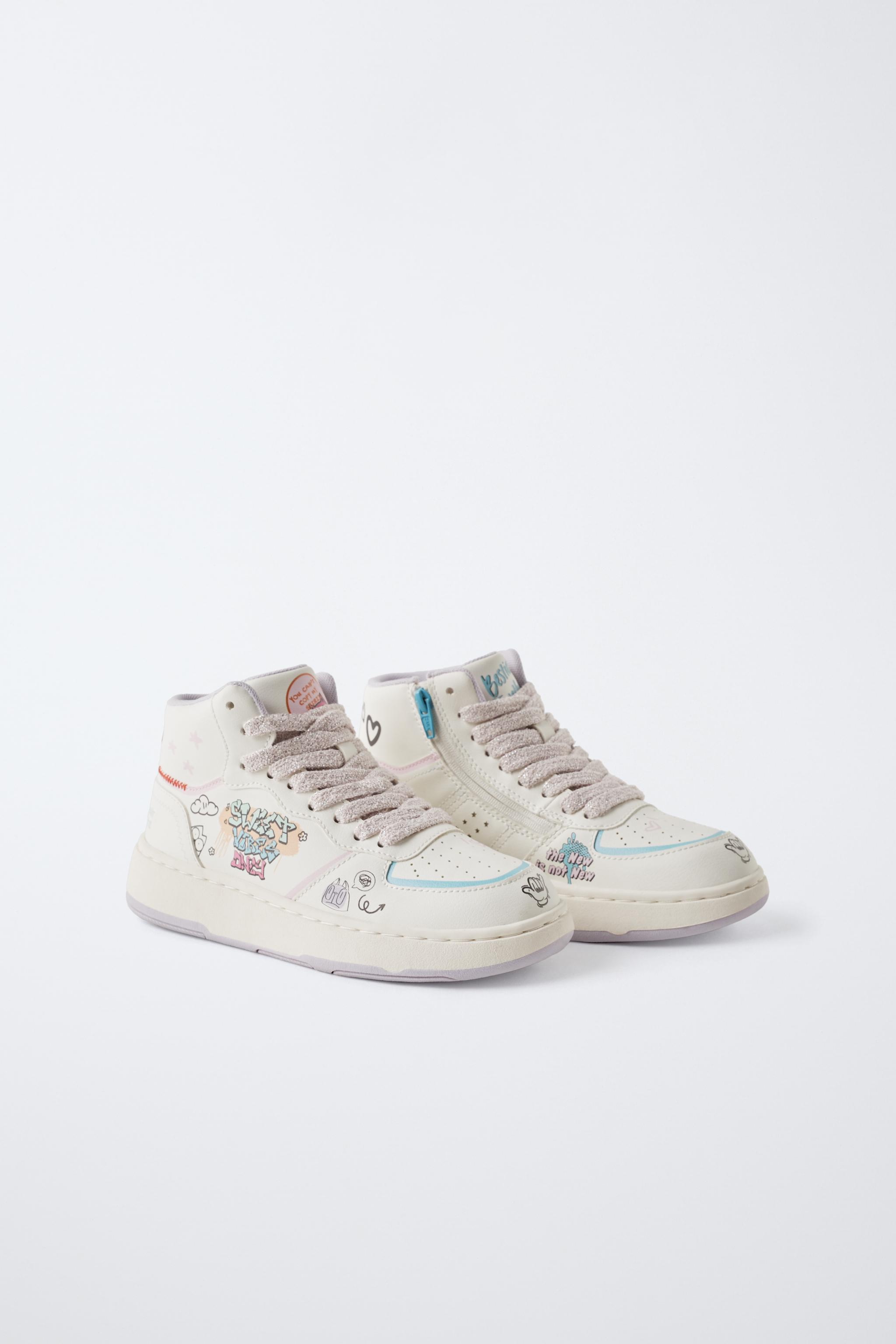 GRAFFITI HIGH TOP SNEAKERS
