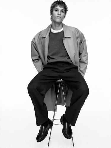 Zara Leather loafers with glossy finish - Black