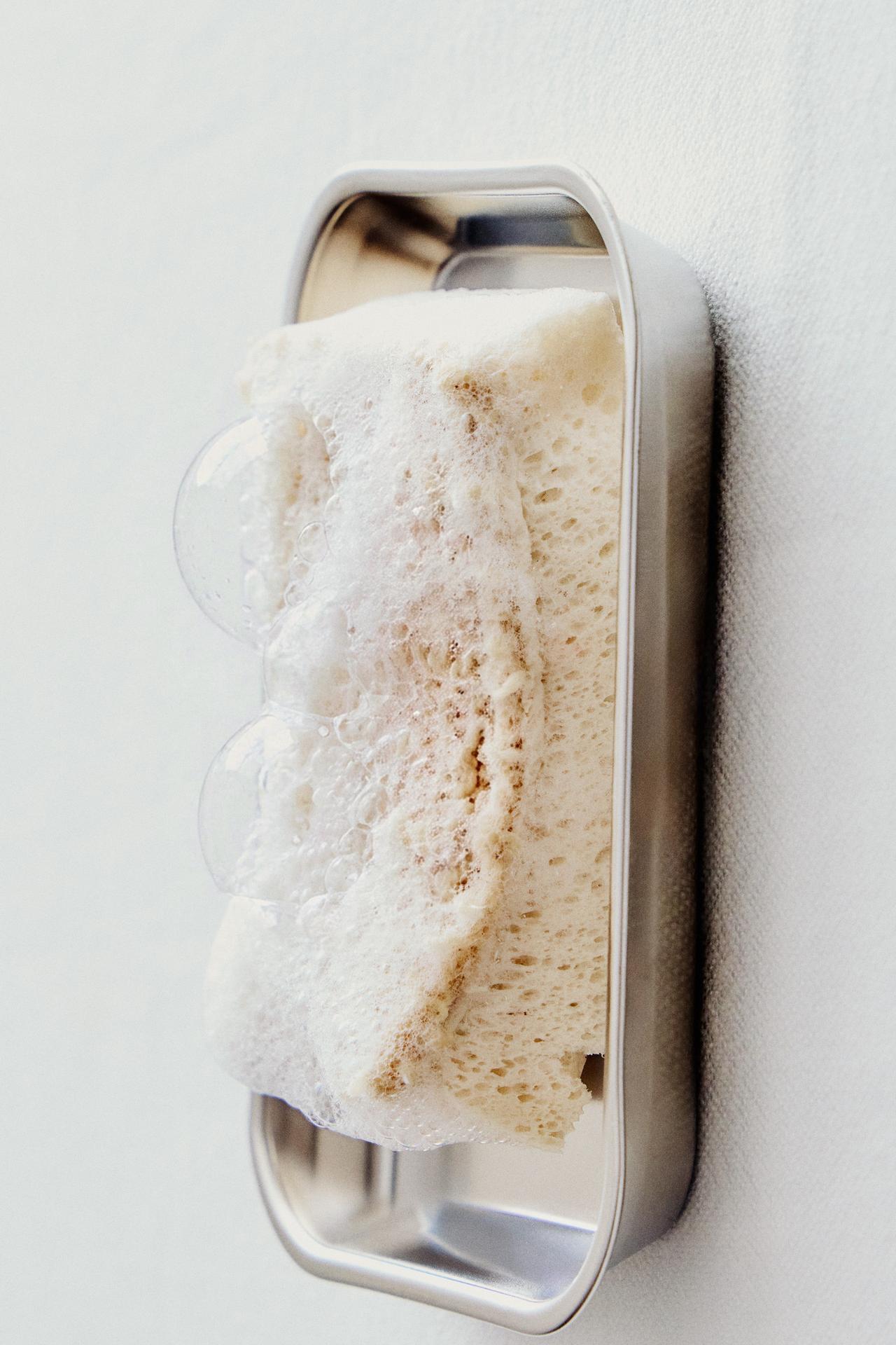 SCRUB SPONGE (PACK OF 2) — Light beige