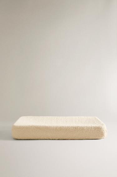 TERRY BABY CHANGING MAT COVER - Ecru by Zara