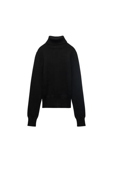 HIGH NECK KNIT SWEATER