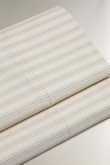 CHILDREN'S STRIPED FLAT SHEET - Light blue by Zara - Image 4