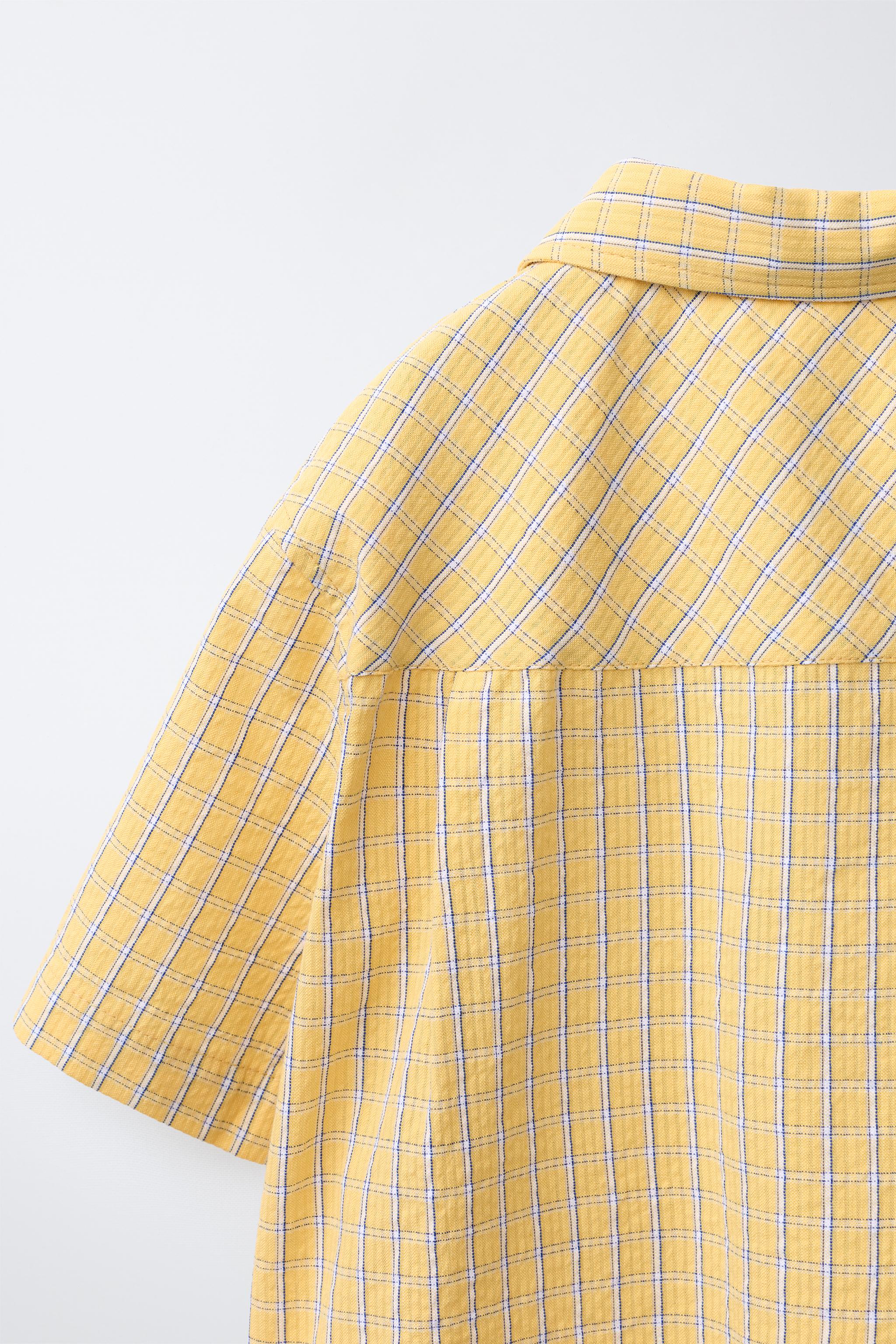 Детские рубашки Zara PUKAS SURF PLAID SHIRT — фото 5