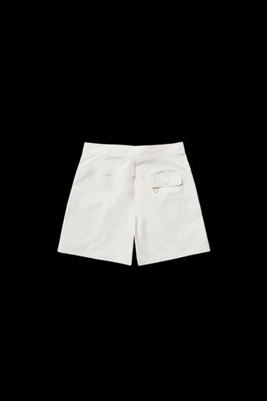 Zara LONG SWIMSUIT - Oyster-white