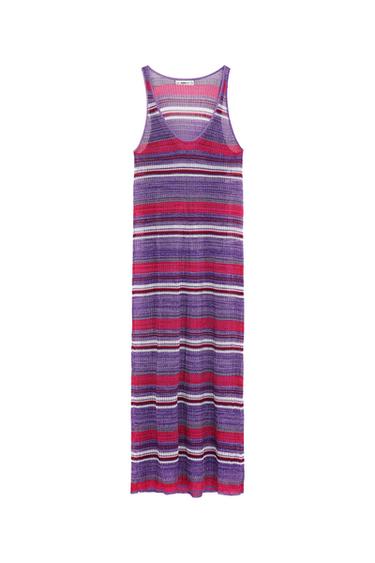 STRIPED JERSEY DRESS