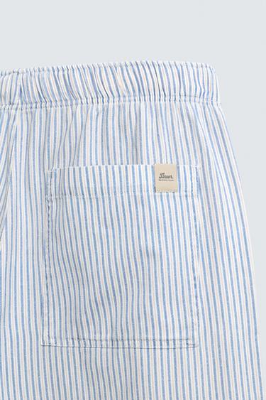 PANTALON BAGGY À RAYURES - rayures de Zara - Image 10